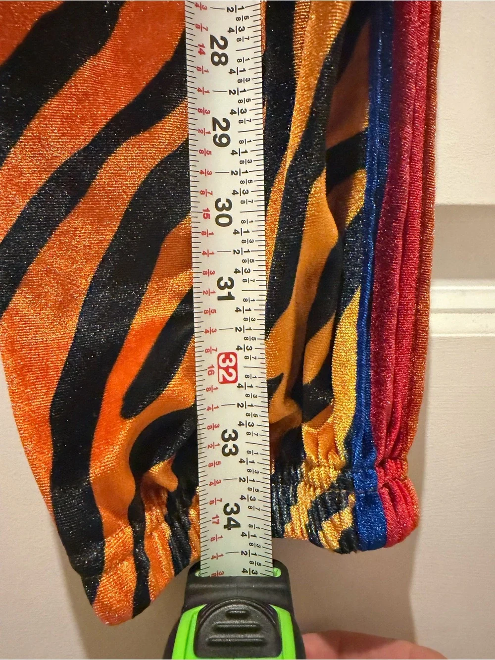 Aviator Nation CLASSIC VELVET SWEATPANTS - TIGER men small - Picture 5 of 5